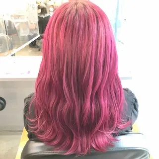 ミディアム カラー ヘアアレンジ across hair design 池袋店所属・伊藤 華紀ᵕ̈*のヘアスタイル