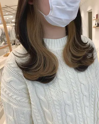 ミディアム 韓国風/顔周りカット /髪質改善RYOTAのヘアスタイル