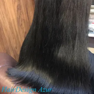 セミロング カラー HairDesign Azurのヘアスタイル