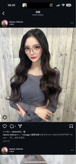 ロング カラー Nexus所属・艶髪ハイトーン特化 / moe 🦋のヘアスタイル