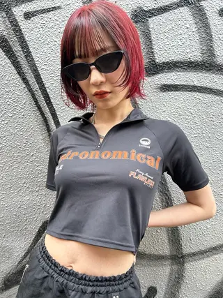 ショート カラー パーマ ヘアアレンジ 似合わせカラー / レイヤーMADOKAのヘアスタイル