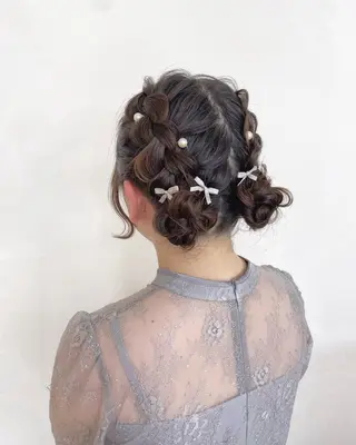 ヘアアレンジ 花田 綾のヘアスタイル