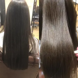 ロング カラー antica YOSHIのヘアスタイル