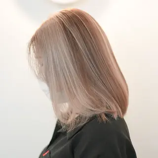 ミディアム カラー tenn 栄店所属・mao/栄/tenn /暖色/ハイトーンのヘアスタイル