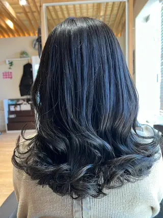 ロング カラー 関口 友行のヘアスタイル