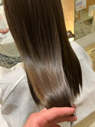セミロング 中山 響希のヘアスタイル