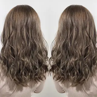 ロング カラー Elissumeda所属・ブリーチ特化 梅田本多翔のヘアスタイル