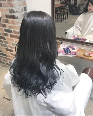 ロング パーマ ヘアアレンジ メンズ キッズ Forest. -髪質改善-のヘアスタイル