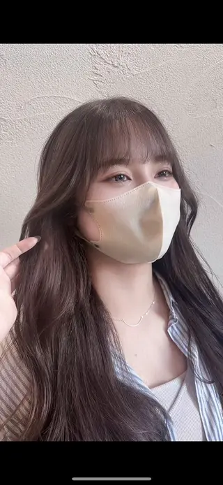 ロング カラー 中嶋心渚⌇透明感 カラー️🩵🎀‪のヘアスタイル