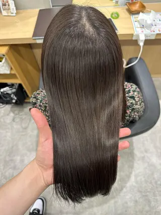 ミディアム 透明感🫧/ブリーチ /永田　汰伊智のヘアスタイル