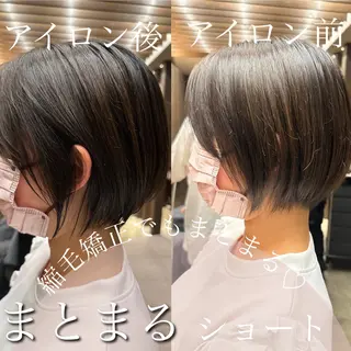 ショート カラー 似合わせ松本 容政のヘアスタイル