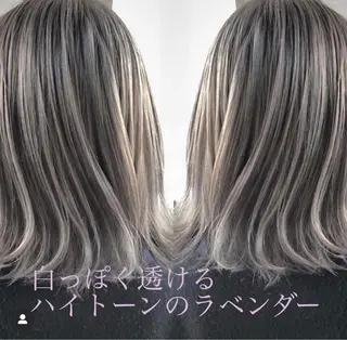 ミディアム カラー テトネ タカシのヘアスタイル