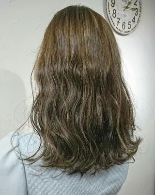 ロング カラー ヘアアレンジ 遠藤 拓馬のヘアスタイル