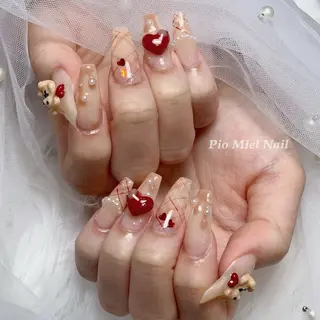 ネイル HANA 長さだしのネイルデザイン