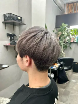 ショート カラー メンズ ゲーマー美容師 KENTOのヘアスタイル