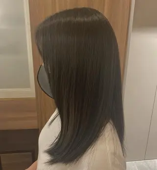 セミロング カラー 門崎未依/レイヤー/ メンズカット🪿🌼のヘアスタイル