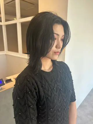 ミディアム カラー SOYON豊田市駅店所属・SOYON豊田市駅店 MIYUのヘアスタイル