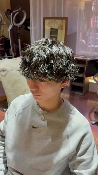 パーマ メンズ bagzy八幡店所属・都竹 由里子のヘアスタイル