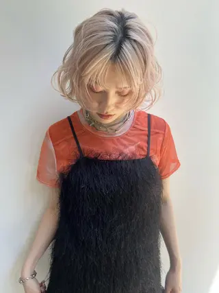 カラー 天王寺美容室/暖色 カラー/chikaのヘアスタイル