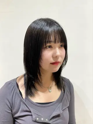 ミディアム ♡オシャ髪♡AI ✂️newi町田のヘアスタイル
