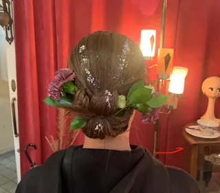 セミロング ヘアアレンジ Arrows(アローズ)所属・個性的🩰⭐︎盛岡 🧿タテイシアイカのヘアスタイル