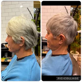 ショート メンズ 💈 中山 静香のヘアスタイル