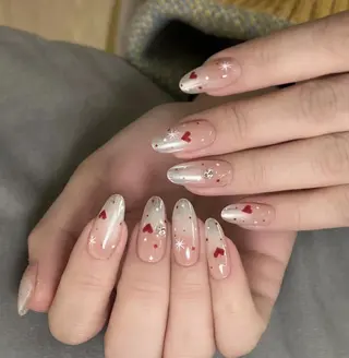 ネイル By moonネイル 🌷ワンホン/韓国風のネイルデザイン
