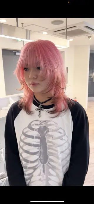 セミロング ＆so.所属・SENA/ハイトーン /コーンロウのヘアスタイル