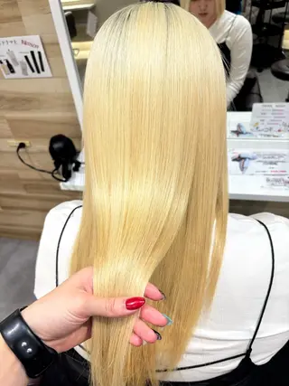 ロング 長岡 明音のヘアスタイル