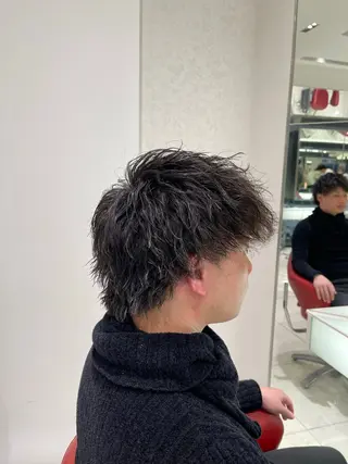 ショート メンズ/メンズパーマ 服部太地のヘアスタイル