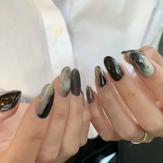 ネイル kana/モード ・グランジ໒꒱のネイルデザイン