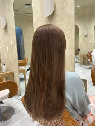 ロング カラー 川中 あいかのヘアスタイル