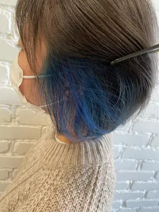 ミディアム 韓国ヘア⭐️石原 宏武⭐️のヘアスタイル