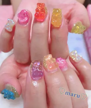 ネイル まるみ ♡のネイルデザイン