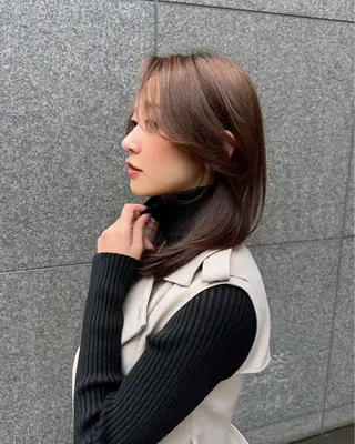 ロング カラー パーマ ヘアアレンジ ⭐️ショート/ボブ/ 艶カラー/りょうがのヘアスタイル