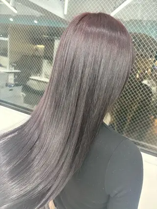 ロング カラー 韓国風艶カラー🪽 yuuna🪽🍨のヘアスタイル