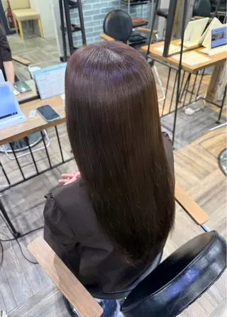 ロング 上野 日菜莉のヘアスタイル