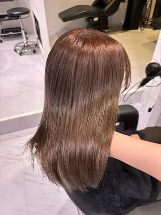 ミディアム カラー 表参道♡暗髪^ྀི 艶カラー♡アユミのヘアスタイル