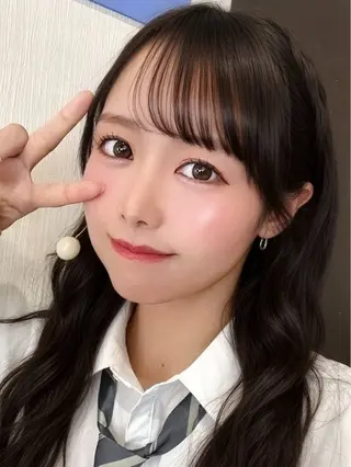 ロング 前髪/顔周り❣️ 縮毛矯正/おばかんのヘアスタイル