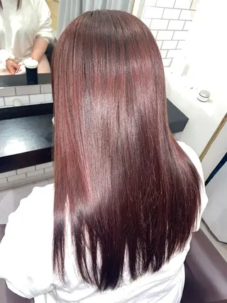 ロング カラー 👑艶髪/カラー/ アレンジ/特化👑のヘアスタイル