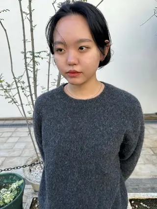 ミディアム お悩み解決パーマ hana🩰のヘアスタイル