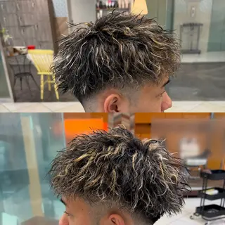 カラー パーマ メンズ 宇田川 大輝のヘアスタイル