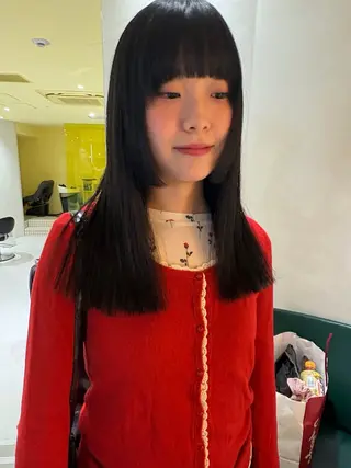 ミディアム mio／ 大阪美容室のヘアスタイル