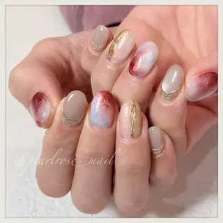 ネイル Beauty salon Ryu・ange所属・PEARL ROSE パールローズのネイルデザイン