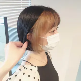 ショート カラー iss所属・メンズ/パーマ特化 /波巻き/林洋平のヘアスタイル