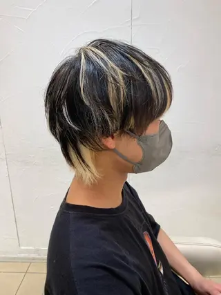 ショート カラー メンズ メンズ特化型美容師 栗山勇人のヘアスタイル