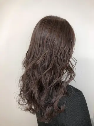 セミロング カラー SALOWIN神戸三宮East店所属・【透明感、艶髪】西村 有司のヘアスタイル