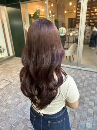 ロング カラー kumu 栄のヘアスタイル