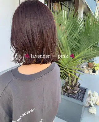 カラー glad hairのヘアスタイル