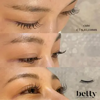 マツエク・マツパ betty ANNAのマツエク・マツパデザイン